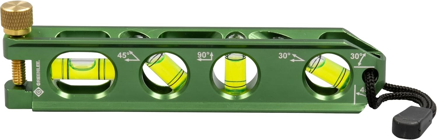 Greenlee L77 Mini Magnetic Bubble Level with Conduit not_applicable, Clear gallery