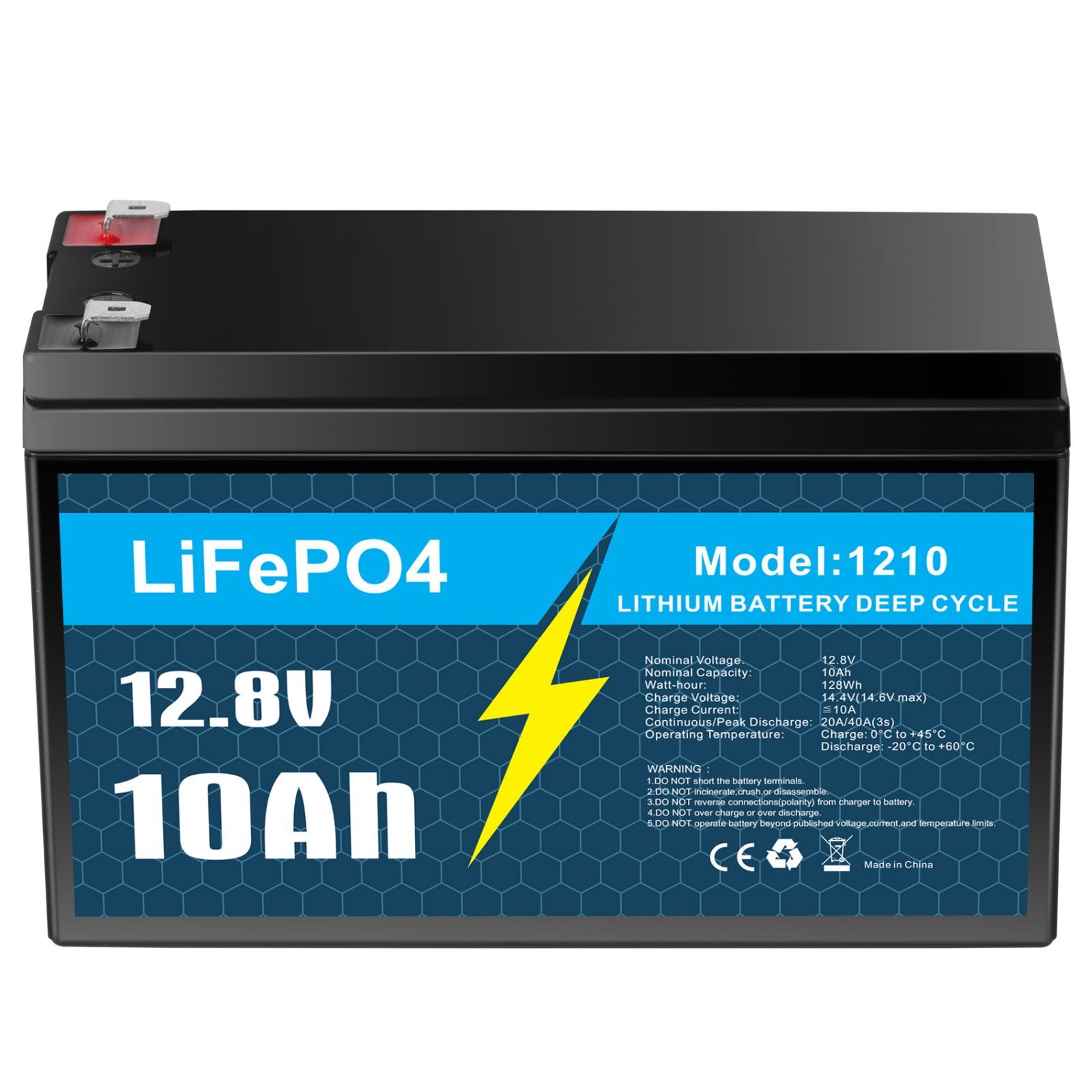 12V 10Ah Portable Lithium LiFePO4 Battery for Trolling Motor Camping Fish Finder gallery