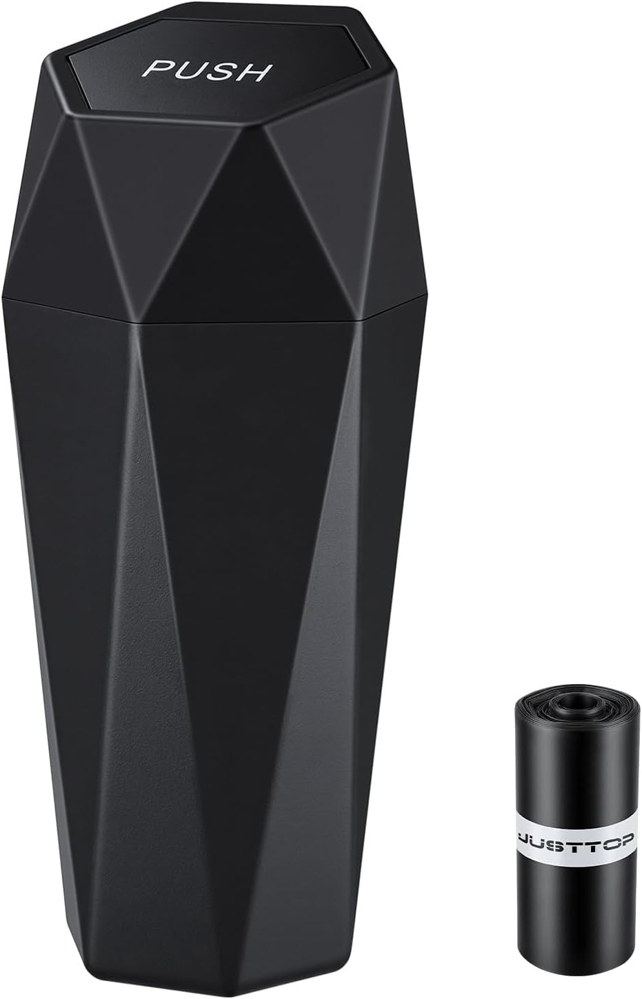 Stylish Black Trash Can for Vehicles, Waterproof and Eco-Friendly Design gallery