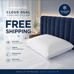 Tempur-Pedic Cloud Dual Cooling Pillow White
