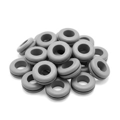Fermentaholics Gray Airlock Fermentation Replacement Grommets – 20 pack