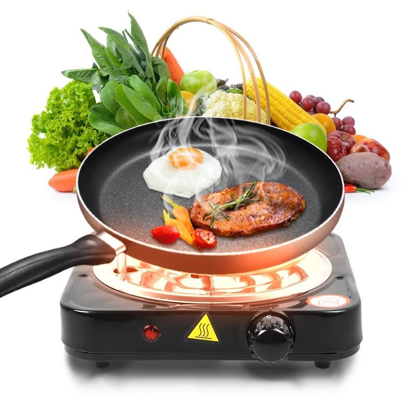 2000W Portable Electric Single Double Burner Hot Plate Cooktop Countertop Stove gallery