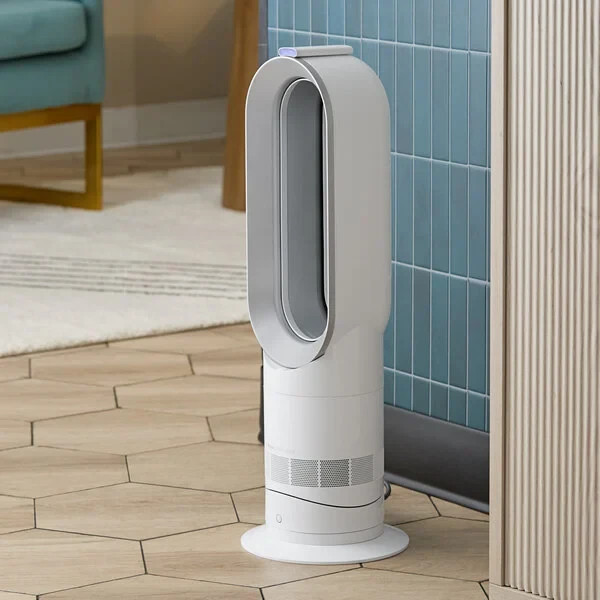Dyson Hot+Cool Jet Focus AM09 White Silver Oscillating Tower Fan and Heater 618 gallery