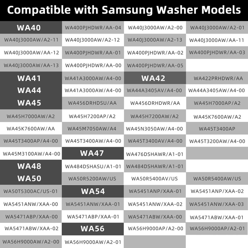 DC68-03172B-03 DC97-16350D Suspension Rods for Samsung Top Load Washer Black gallery