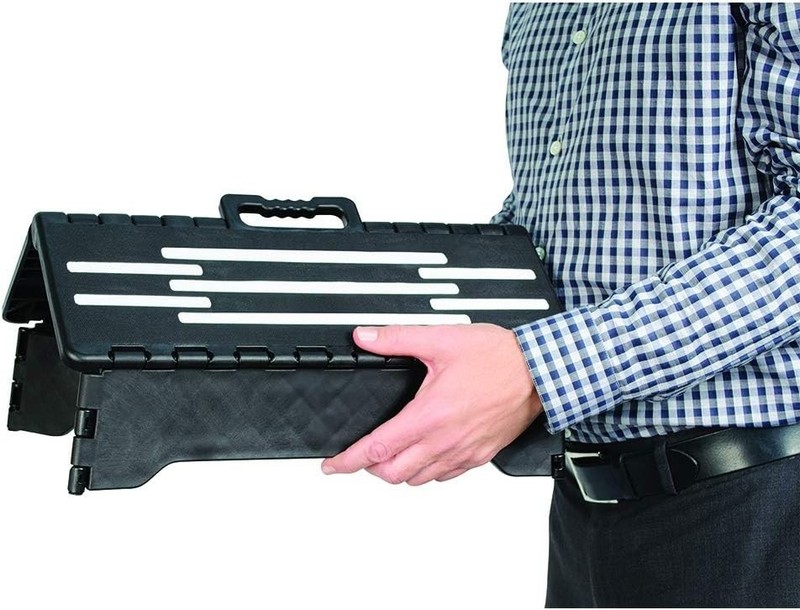 Versatile Portable Step Stool - 4" Height, Sturdy, Foldable Design for All Ages gallery