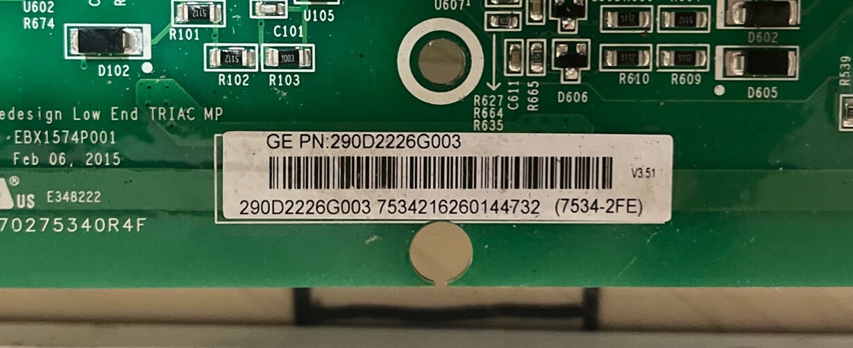 290D2226G003 Washer Control Board (RA) gallery