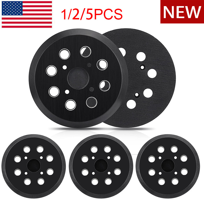 1/2/5Pcs 5" Hook&Loop Sander Pad For Ridgid R2600 R2601 R2501 R8606 300527002