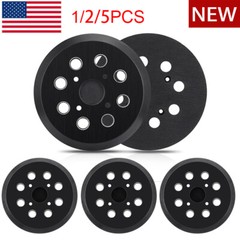 1/2/5Pcs 5″ Hook&Loop Sander Pad For Ridgid R2600 R2601 R2501 R8606 300527002
