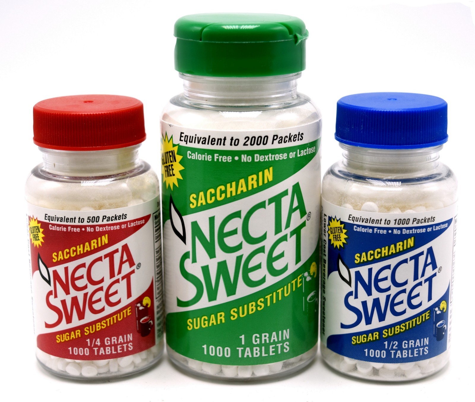 Necta Sweet Saccharin 1000-Tablet Bottle 1-Grain, 1/2-Grain or 1/4-Grain Tablet gallery