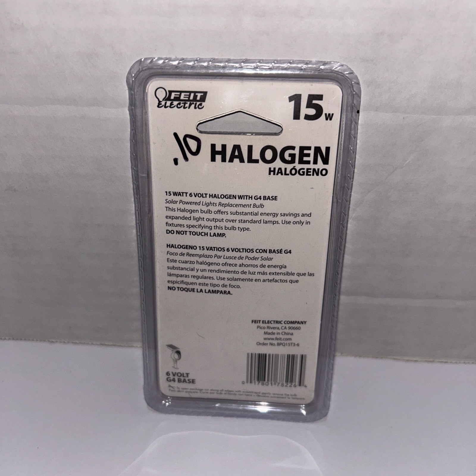 Feit Electric 15W 6V Halogen Bulb - G4 Base 1 pk - BPQ15T3-6 Landscape Light gallery