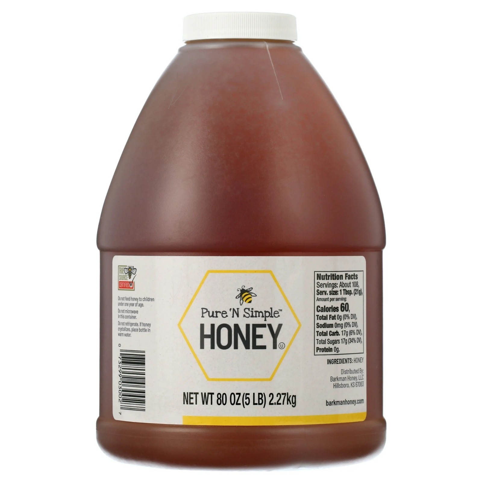 Pure 'N Simple Honey, 80 oz gallery