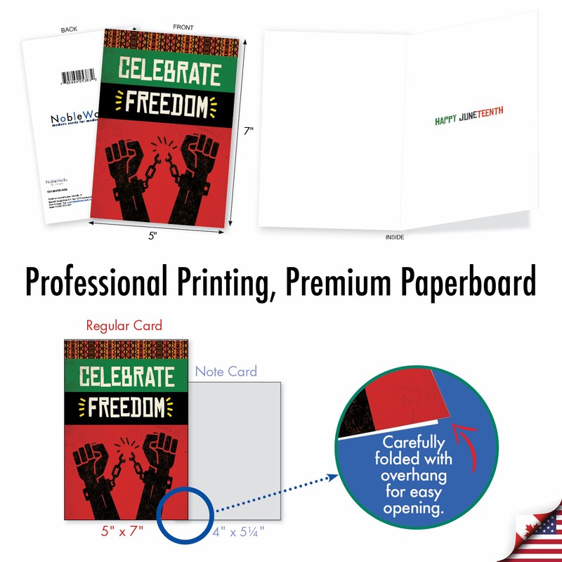 1 Juneteenth Card with Envelope - Celebrate Freedom Juneteenth C9199JTG gallery