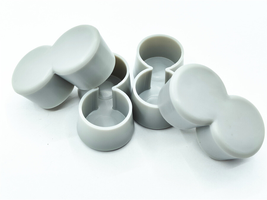 4Pcs Dual Double 1" Chair Table Leg Caps Cover For 50s Diner Kitchen Table Tip gallery
