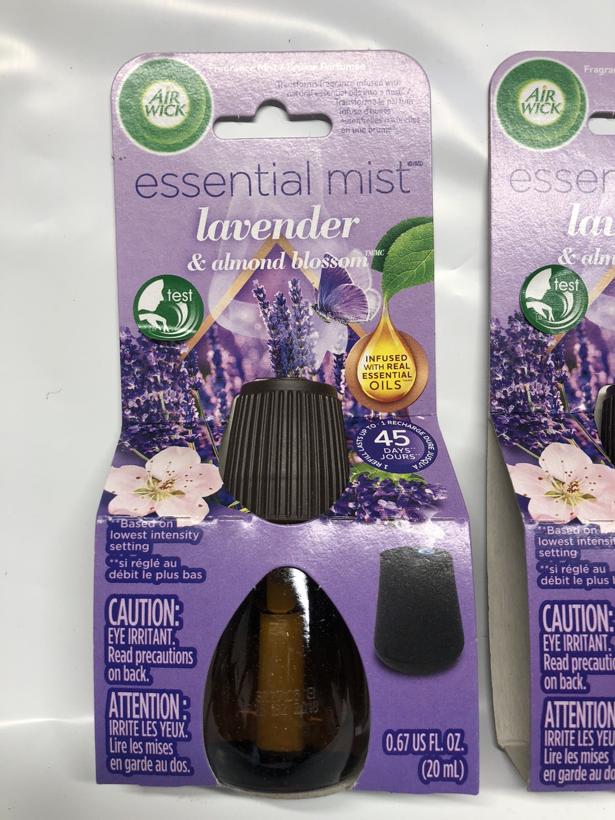 2 Pack Air Wick Essential Mist Lavender & Almond Blossom 0.67 Fl Lasts Up To 45d gallery