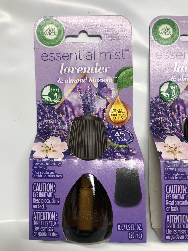 2 Pack Air Wick Essential Mist Lavender & Almond Blossom 0.67 Fl Lasts Up To 45d gallery