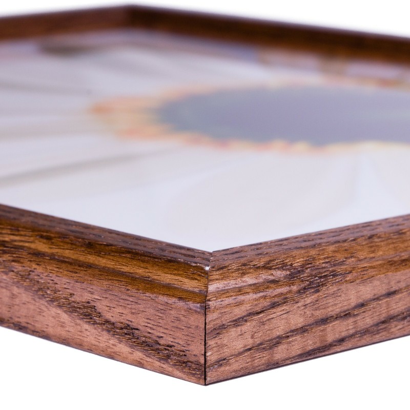 Craig Frames Wiltshire 236, Simple Brown Hardwood Picture Frame With Single Mat gallery