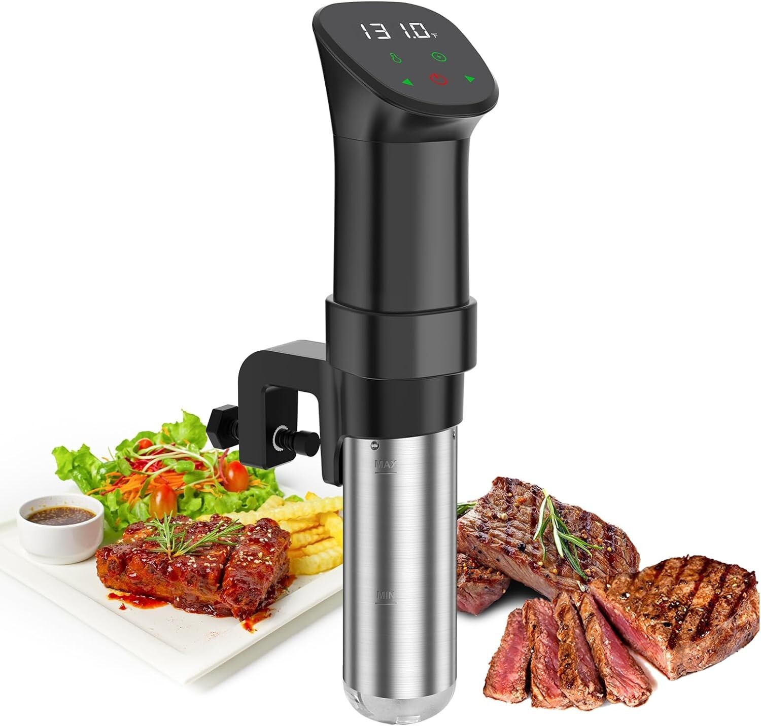 Sous Vide Machine 1100W Fast Heating Thermal Immersion Digital Touch Screen BNIB gallery