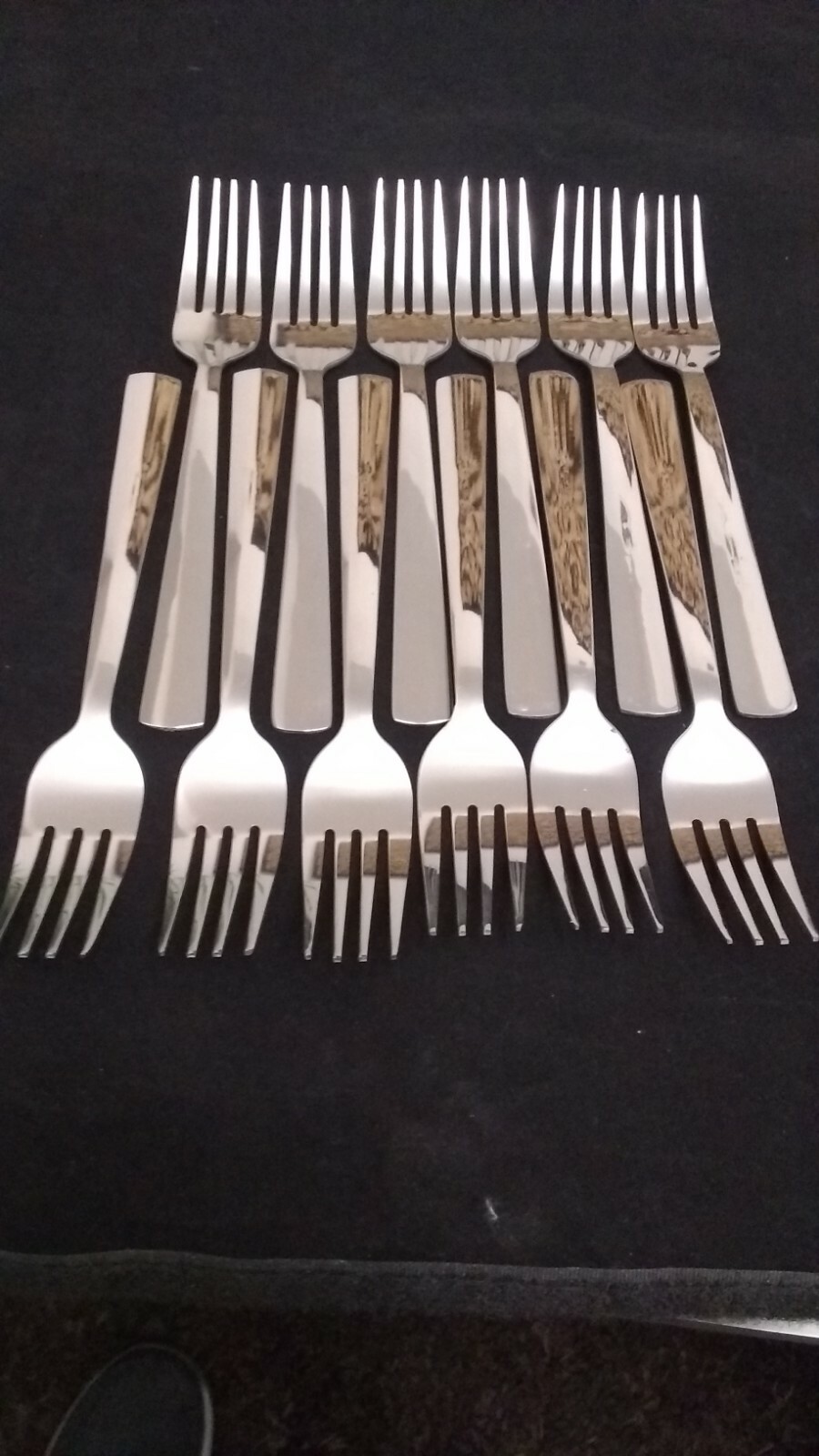 12 8" Heavy Dinner FORKS Stainless Steel 8 long by3/4 inch Wide Great Quality gallery