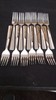 6 Heavy Dinner FORKS Stainless Steel 8" long by3/4 inch Wide Great Quality gallery