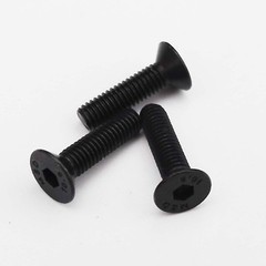 50pcs Metric Thread M2 M3 Hex Socket Allen Countersunk Head Screws Bolts Nuts