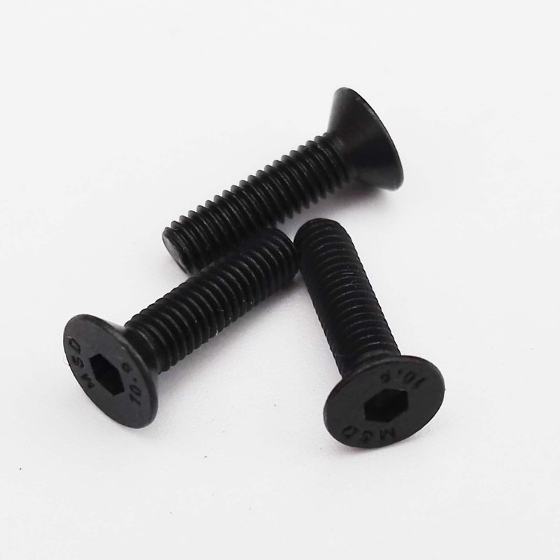 50pcs Metric Thread M2 M3 Hex Socket Allen Countersunk Head Screws Bolts Nuts gallery