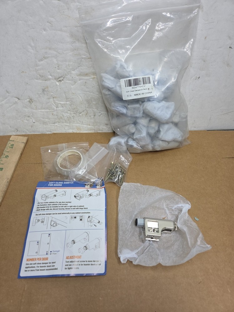(25) Grass Unisoft Universal Soft-Close Adapter for Doors Cabinet Damper SCD103