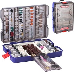 WORKPRO 698pcs Rotary Tool Accessories Kit w/ Carry Case Set Perfect for Cutting