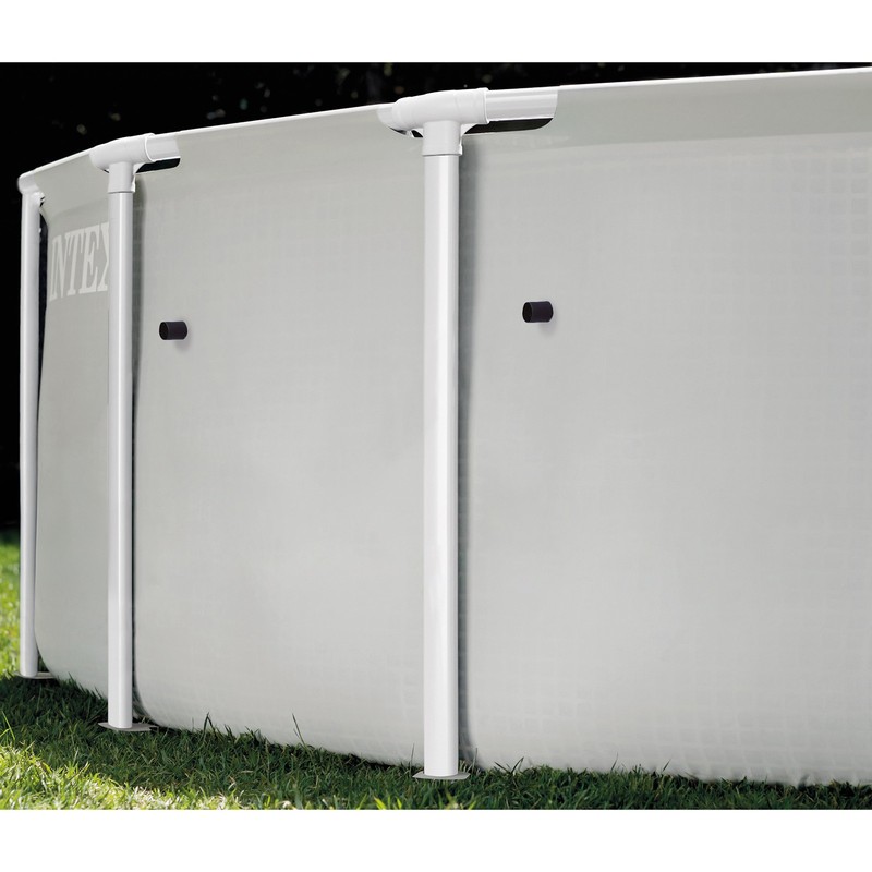 Intex: Prism Frame Premium Pool Set - 10ft x 30in, Grey, Above Ground Pool gallery
