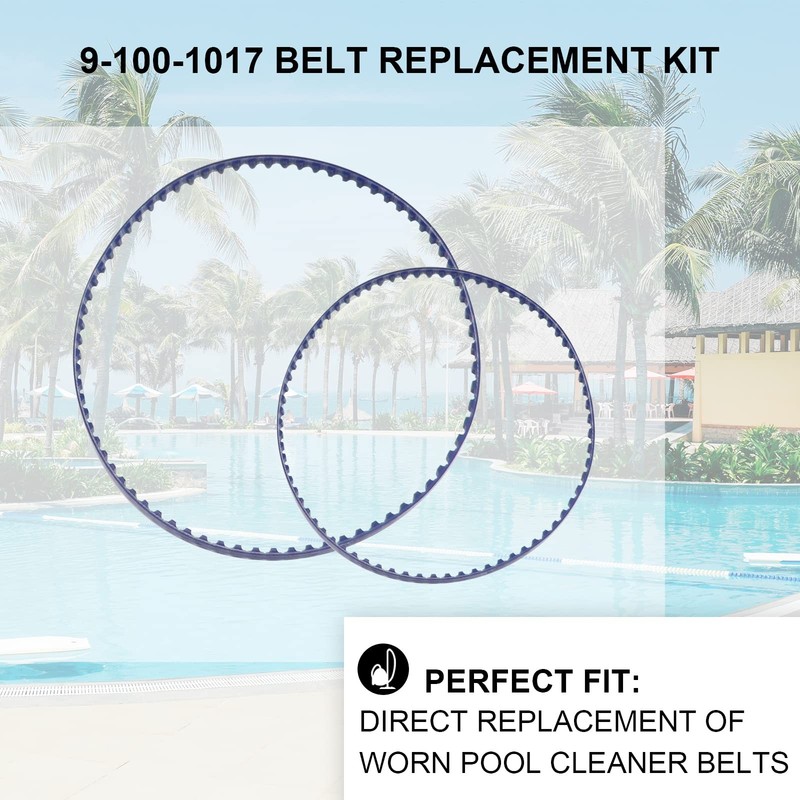 360/380 Pool Cleaner Belts Replacement Kit 91001017 Small and Large Belt Comp... gallery