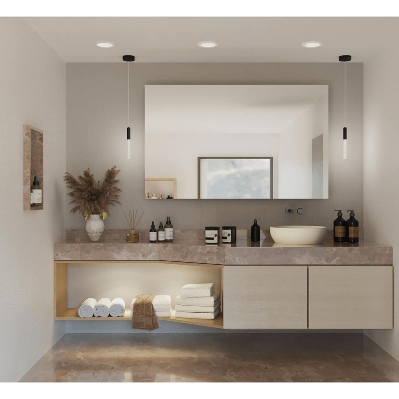 Kylo LED Collection One-Light Matte Black Modern Style Hanging Pendant Light gallery