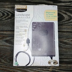 Low Voltage 600-Watt Landscape Transformer Power 12v or 14v System Hampton Bay