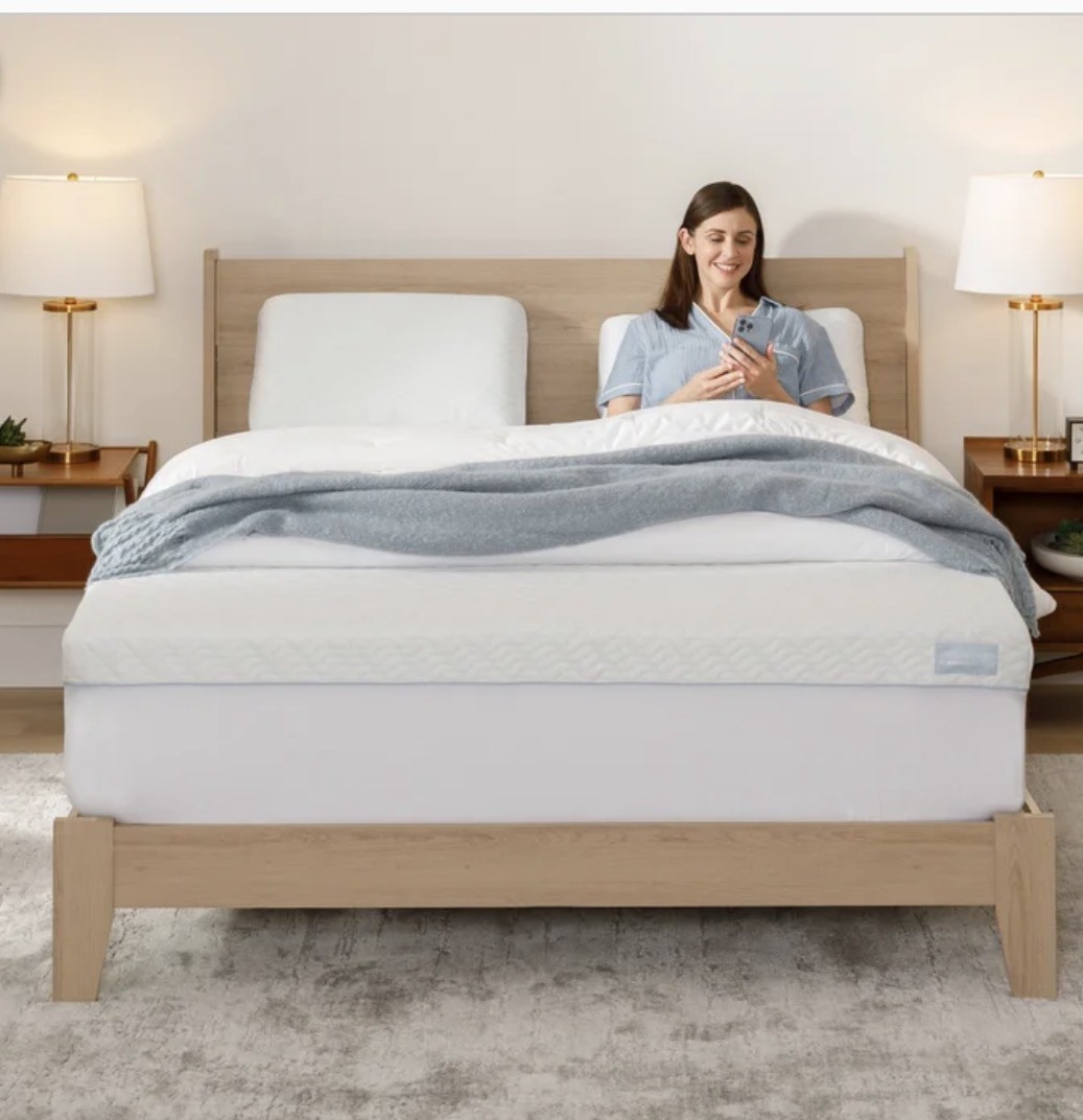 Serenity Tempur-Pedic 3 Inch Cooling Memory Foam Mattress Topper King gallery