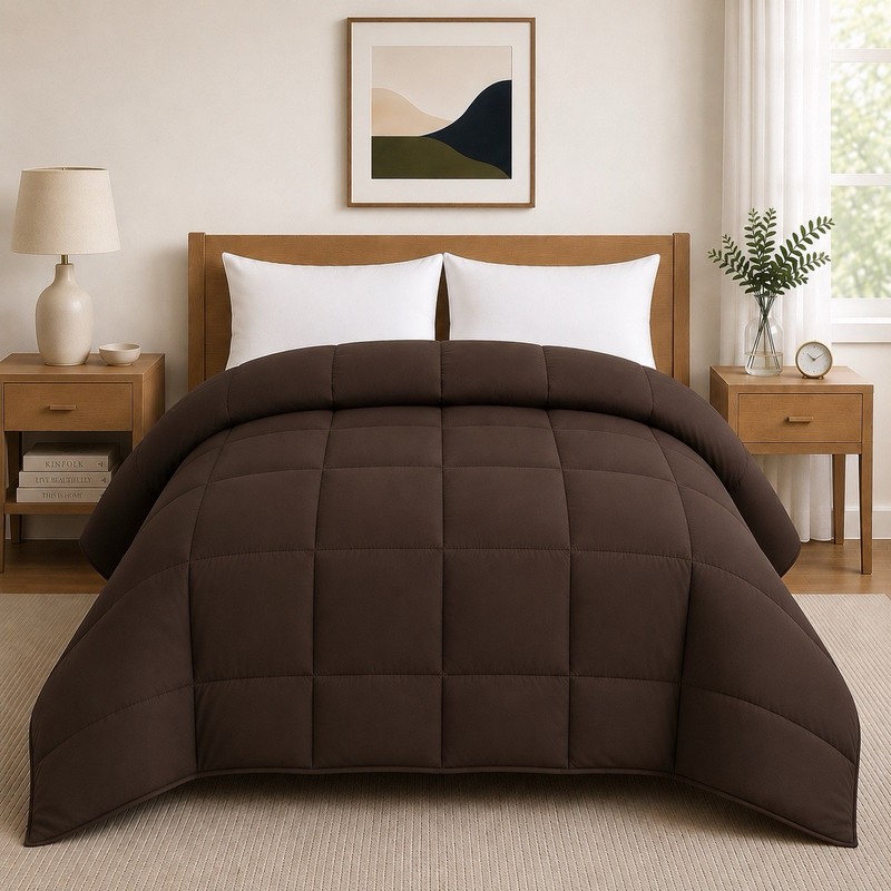 Down Alternative Comforter All Season Soft Fluffy Bed Comforter Queen King gallery