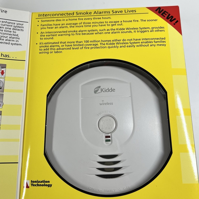 Kidde RF-SM-ACDC Wireless Interconnected Smoke Alarm 120V w/ Battery Backup New gallery
