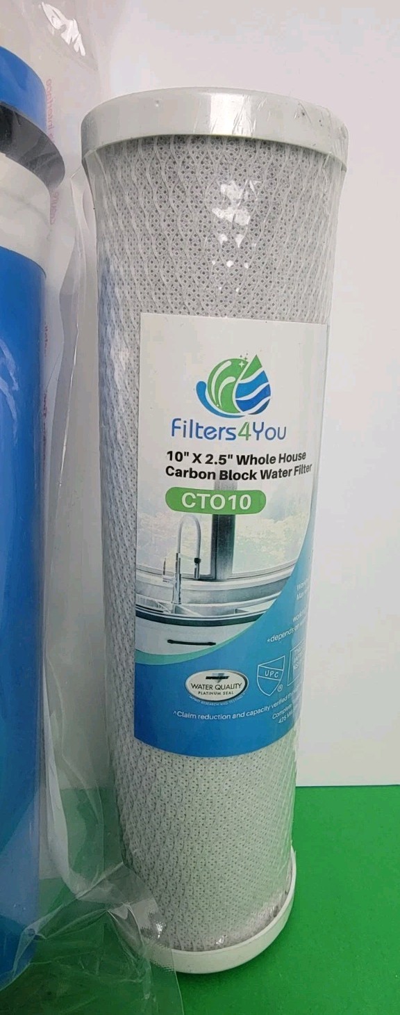 Filters4you 1 - 75 Gallon Reverse Osmosis Membrane & 2 Carbon Filters gallery