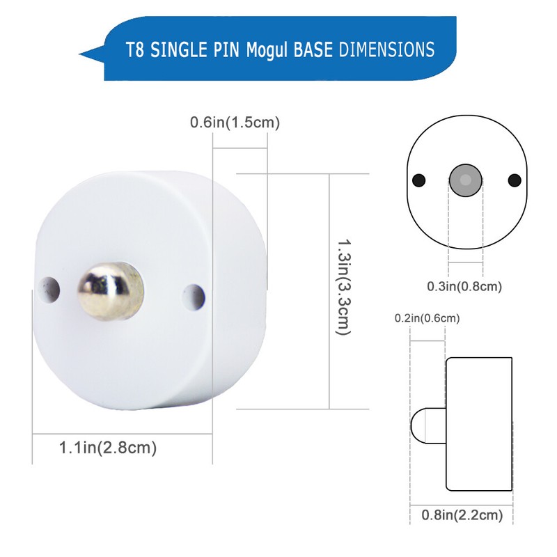 4 Pack FA8 8FT LED Tube Light Single Pin 45W T8 6000K~6500K LED Shop Lights gallery