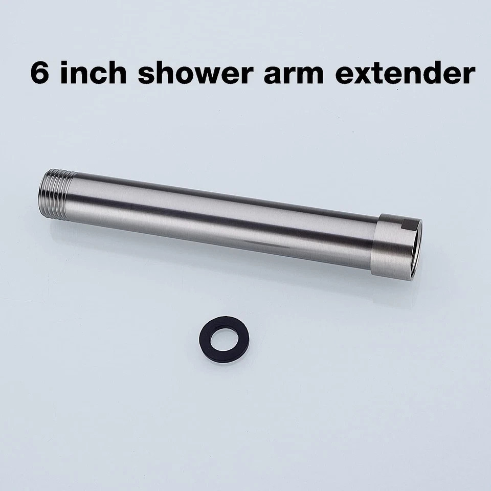 TRUSTMI Shower Head Extension Arm, 6 Inch Stainless Steel Brushed Nickel gallery