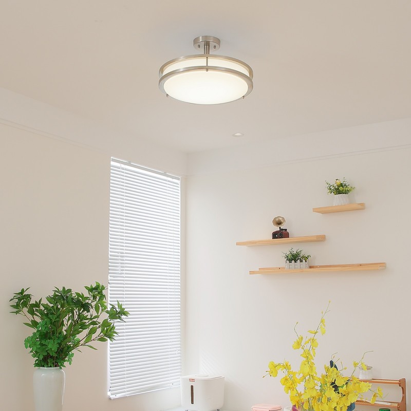 MingBright Semi-Flush Mount Ceiling Lighting Pendan Light Fixture gallery