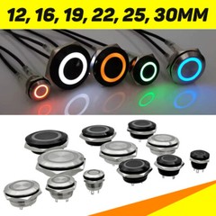 Short Mini Push Button Switch Electric Power Led Light Momentary Pressure Switch