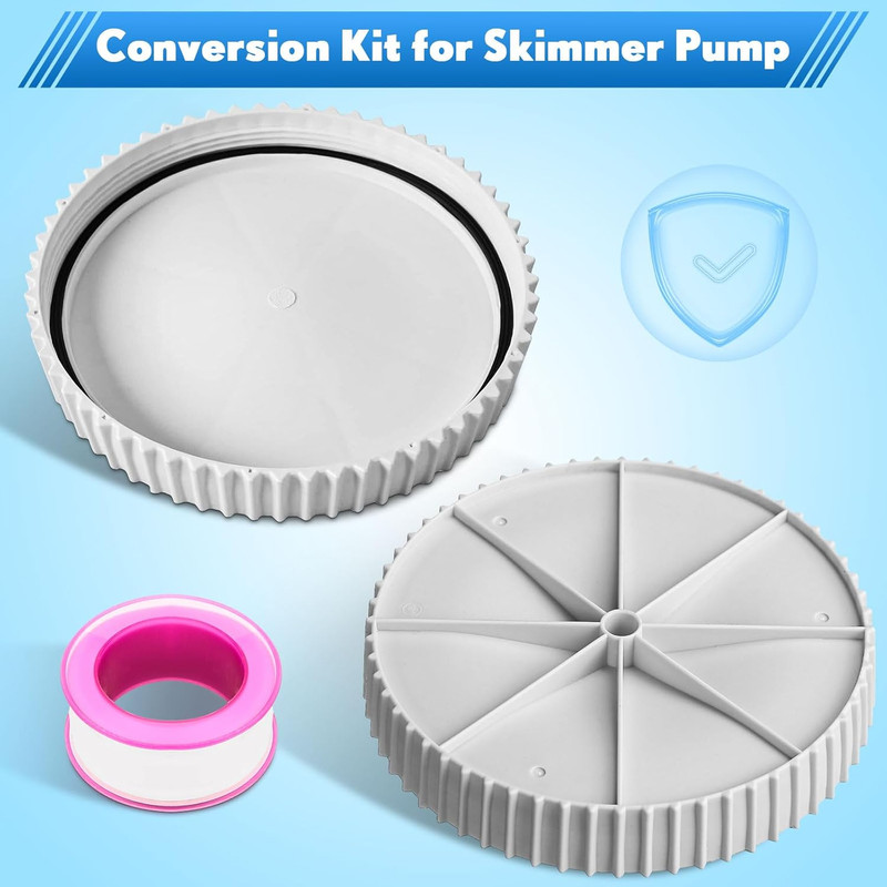 Conversion Kit 2 Pack 10722 25009 Hose Adapters 1.25" to 1.5" for Summer Wave gallery