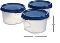Modular Round Plastic Container Set, 200ml, Set of 3, Mod Blue gallery