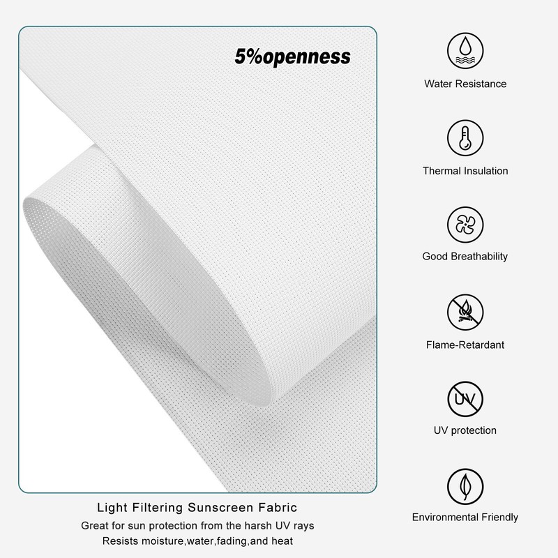 Custom Light Filtering Corded Fabric Window Shades For Windows Roller Blinds gallery