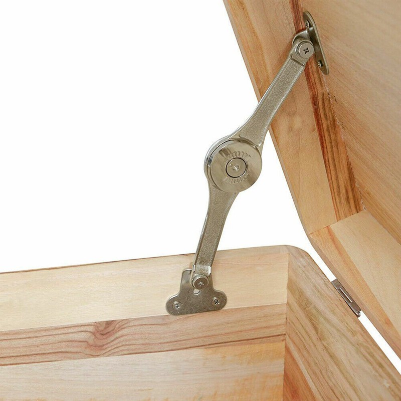 1Pair Lid Support Hinge Random Angle Lid Flap Stays for Cabinet Chest Toy Box gallery