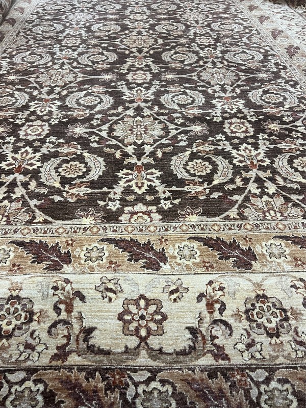 12' x 16'3" Pakistani Peshawar Oriental Rug - Hand Made - 100% Wool - Veg Dye gallery