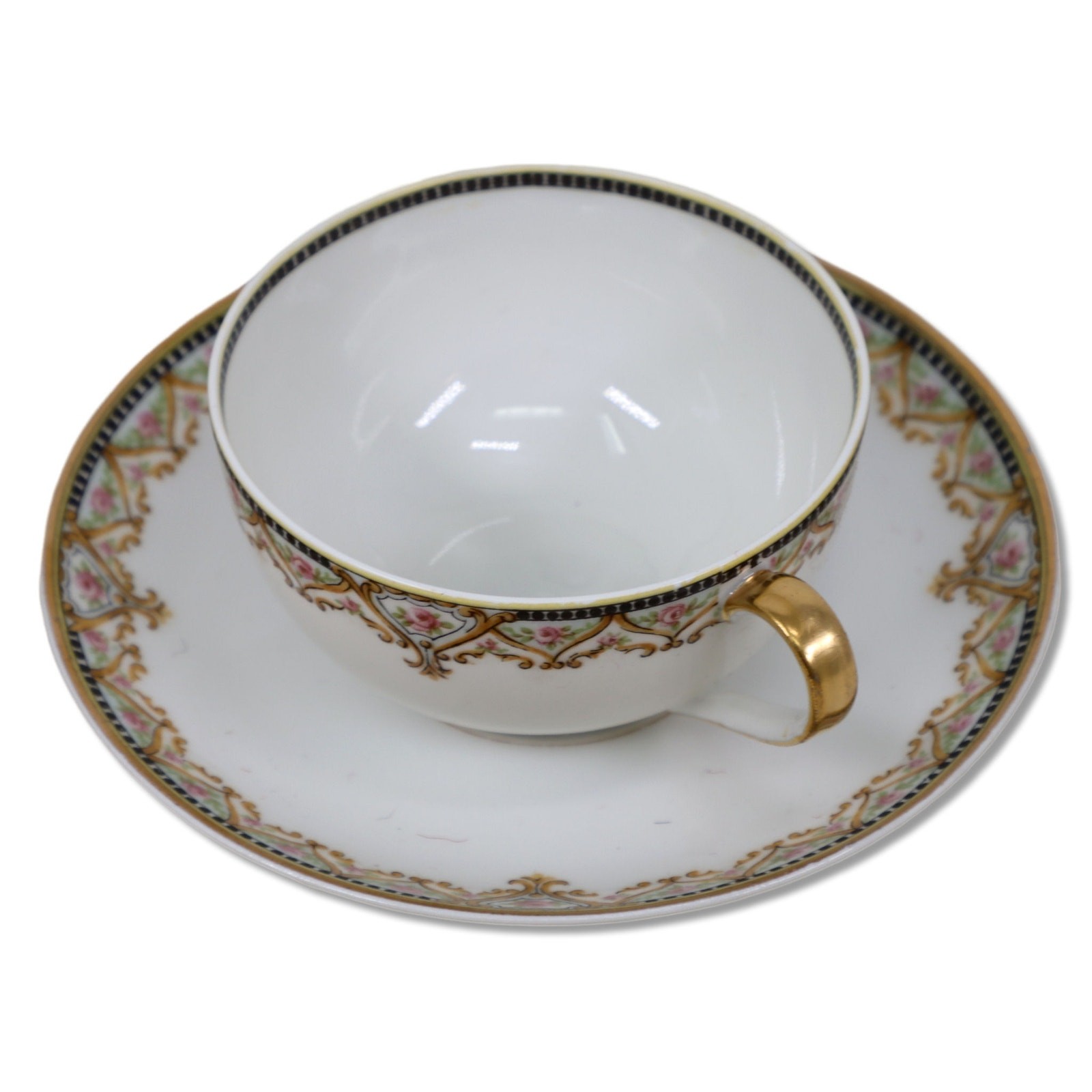 Theodore Haviland Schleiger 617B Tea Cup Saucer Set China Limoges France 1903 gallery