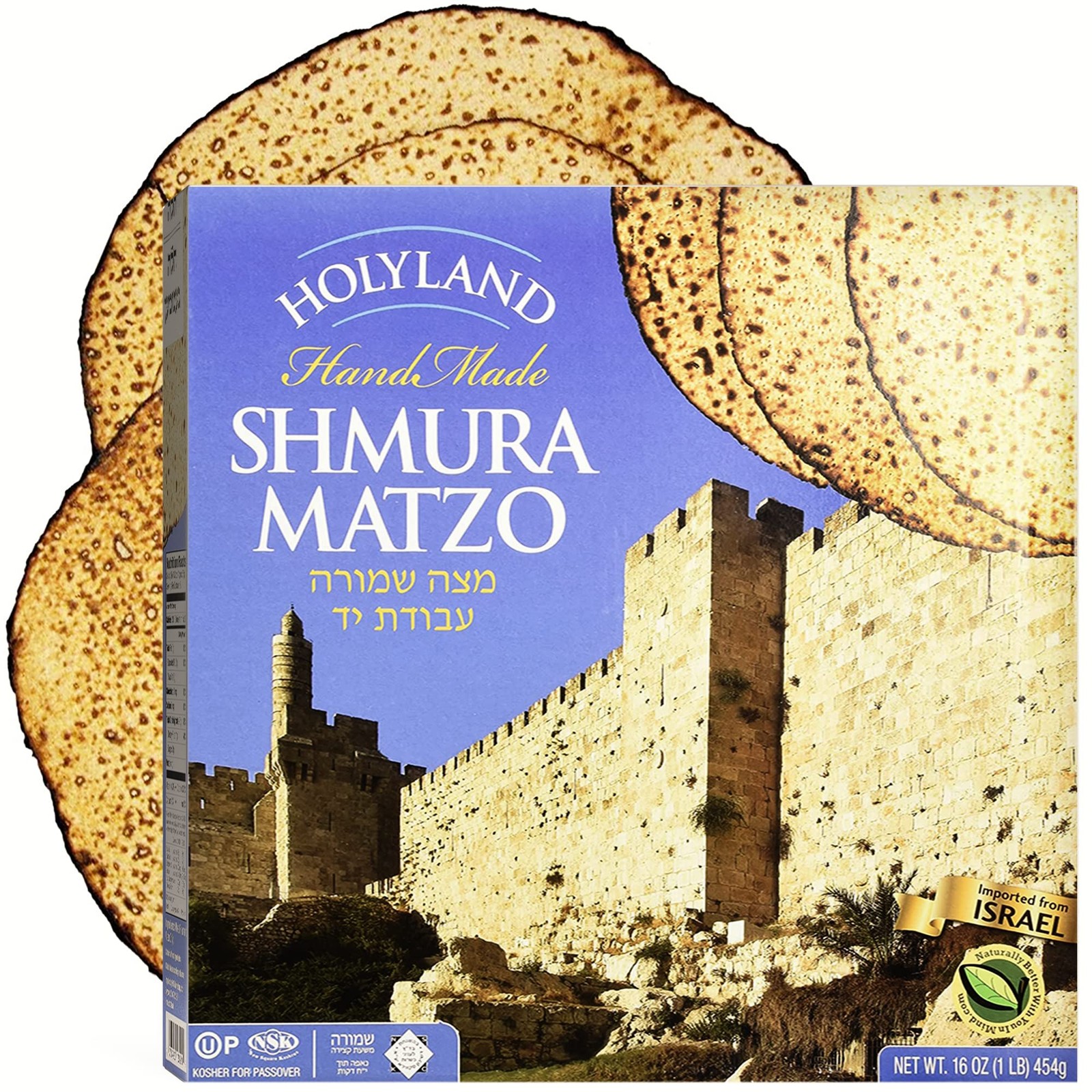Handmade Shmura Matzo, 1-pounds gallery