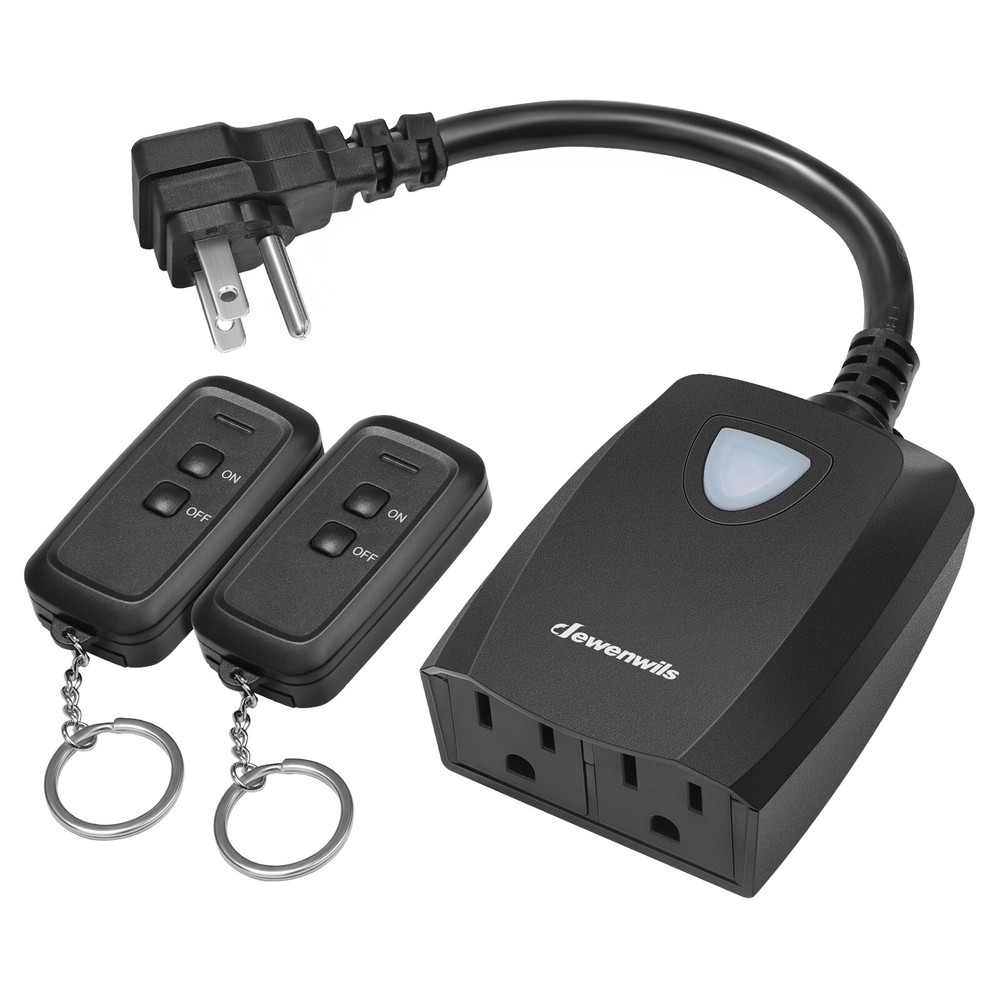 DEWENWILS Wireless Remote Control Outlet Switch Electrical Plug in Light Switch
