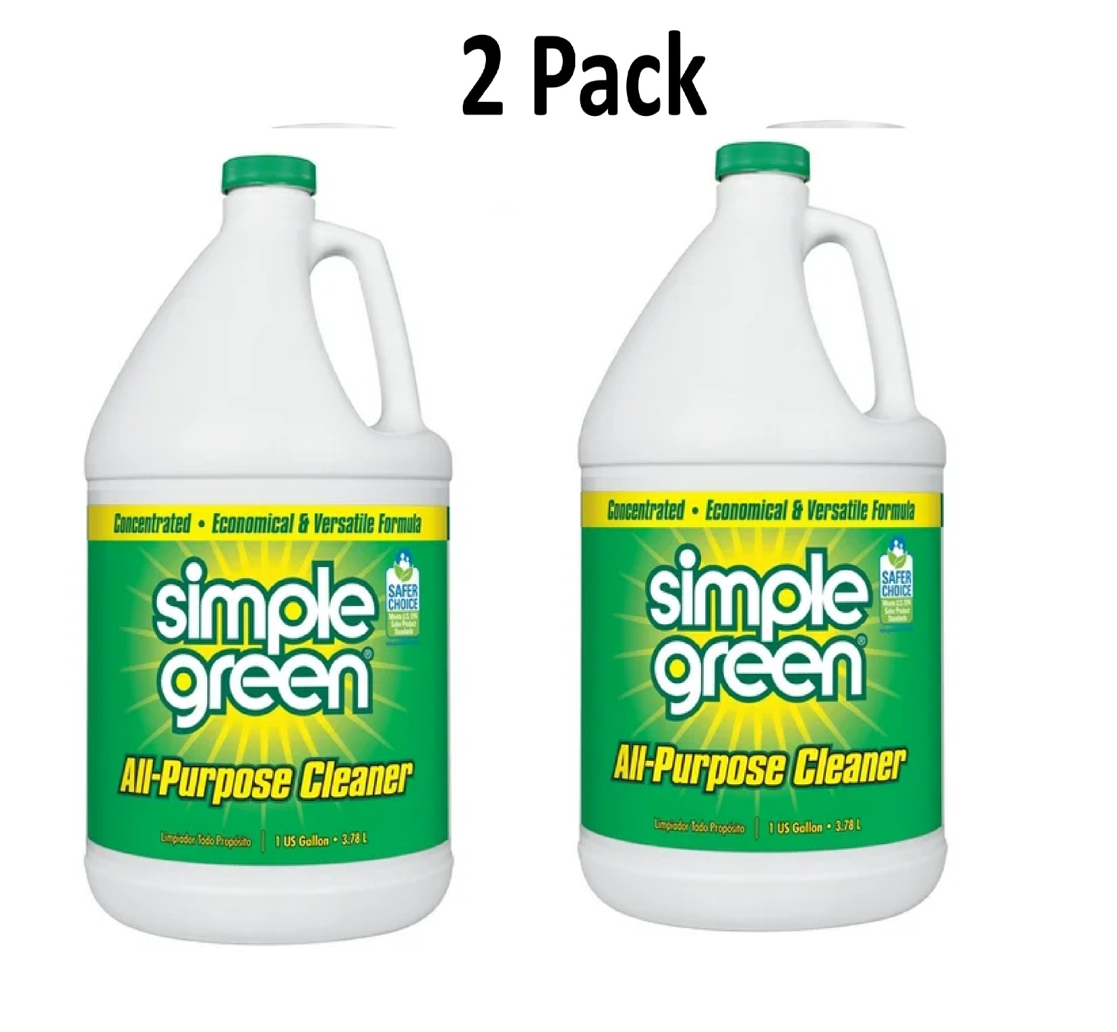 2 Pack-Simple Green All-Purpose Cleaner Concentrate, Original, 128 fl. oz New gallery