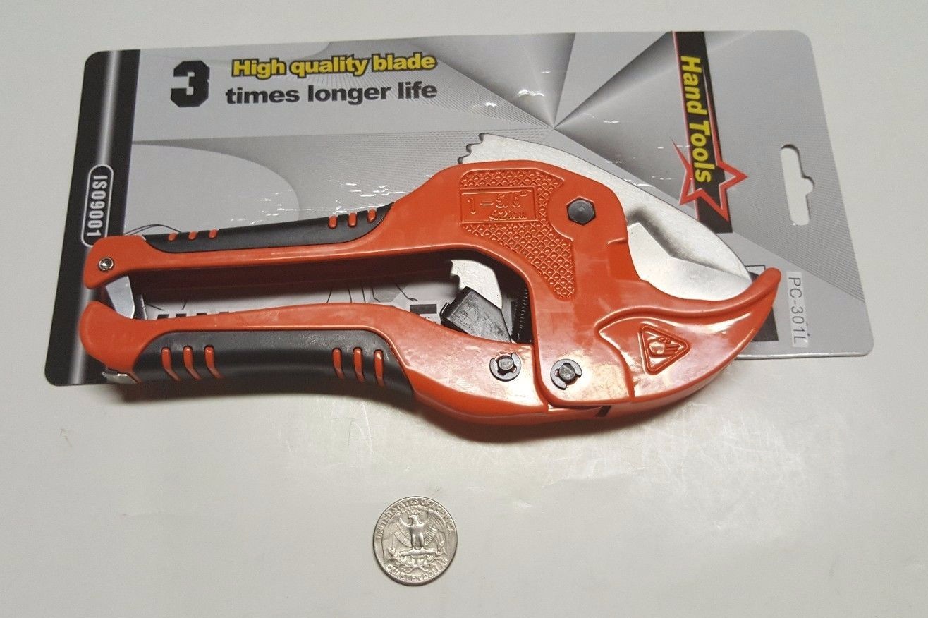 (10) QUALITY BLADE, PEX, PVC, CPVC, PPR, PE, OTHER ALUMINIUM PLASTIC PIPE CUTTER gallery