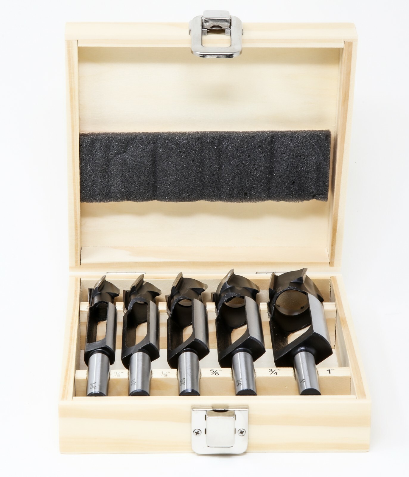 WEN DB051T 5-Piece Tenon and Deep Plug Cutter Drill Bit Set with Carrying Case gallery